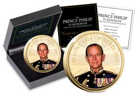 Prince Philip in Memoriam Gold-Plated Medal