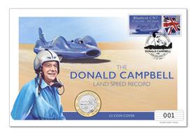 The Donald Campbell Land Speed BU £2 Cover