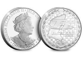 2022 Isle of Man TT CERTIFIED BU Crown Coin