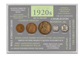 Coins of the 1920s Collectors Frame + FREE 1920s Memorabilia Pack