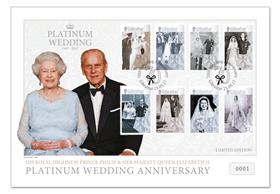 Platinum Wedding Anniversary First Day Cover