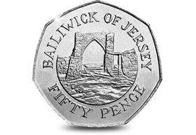 Bailwick of Jersey 50p Coin.