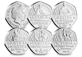 The Queen's Virtues BU 50p Set