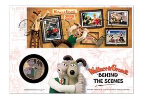 Wallace & Gromit Stamp and Medal Cover