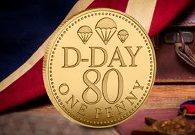 D-Day 80th 9ct Gold Penny First Strike Edition