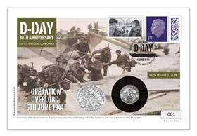 D-Day 80th Anniversary Historic Coin Cover