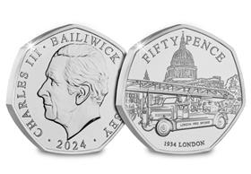 The Official London Fire Brigade 50p | Collector Quality