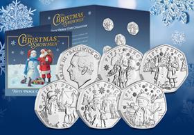 Christmas Snowmen BU 50p Set