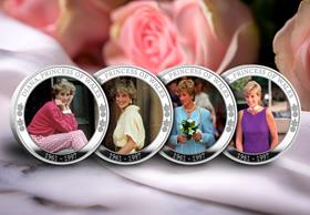 The Princess Diana Silver-Plated Coin Set