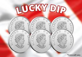 Sale:Canadian Mint Silver Coin Pair Lucky Dip