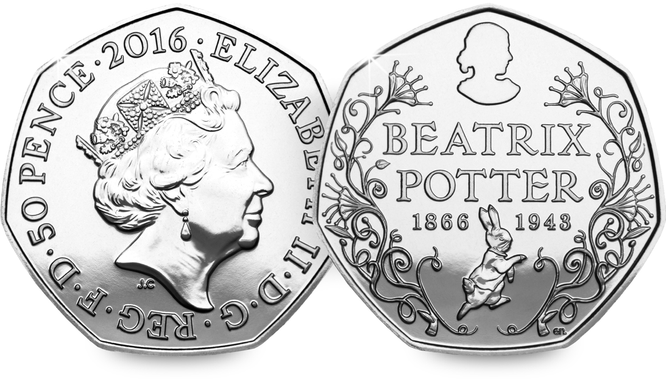 ST 2016 Beatrix Potter 50p BU Coin (Both Sides) – Change Checker