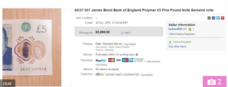 untitled - Why your AK47 £5 note isn't worth £80,000 and other myths about the polymer banknote