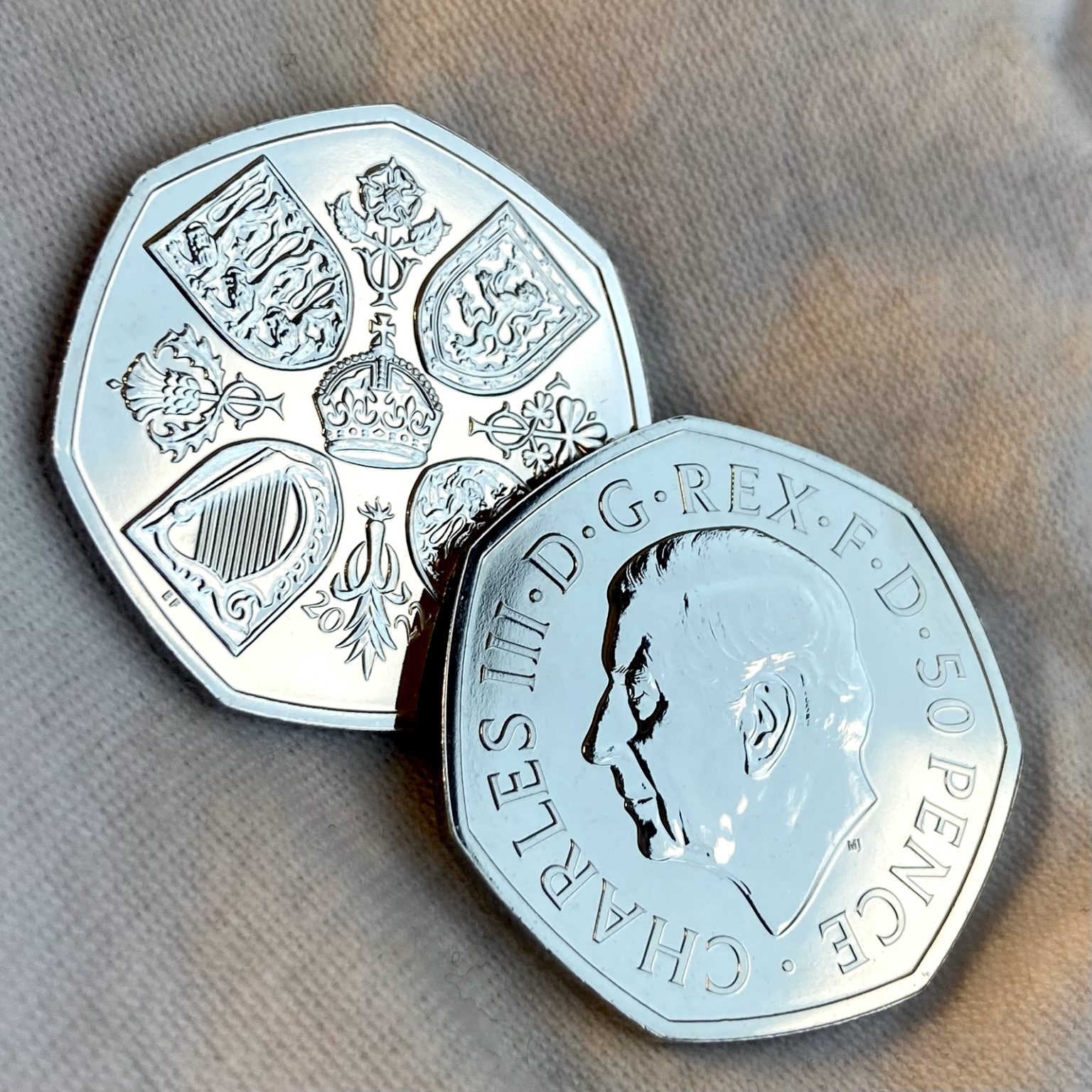 Find the King Charles III 50p in your change Change Checker